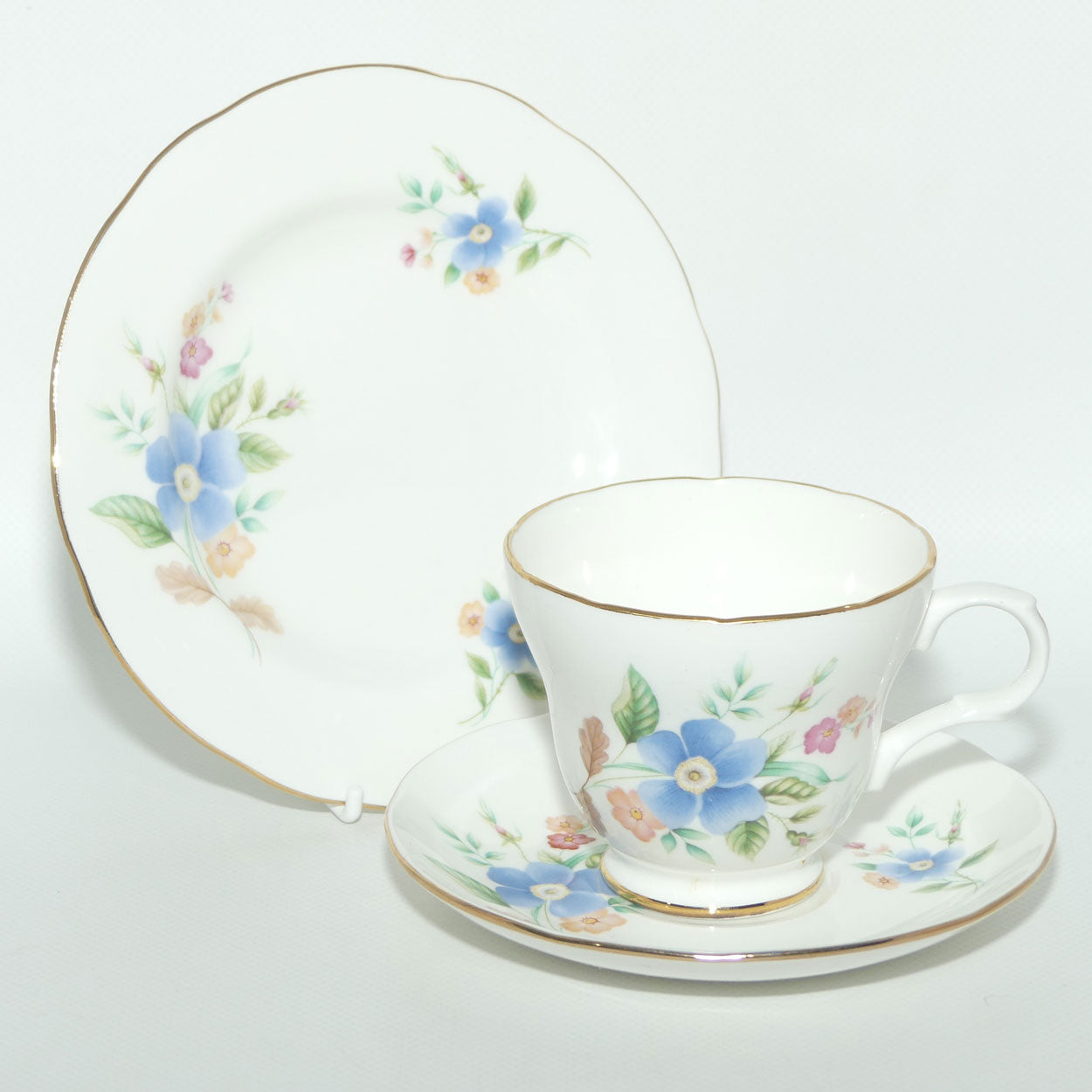 Crown Trent Bone China | Pretty Floral trio | #3
