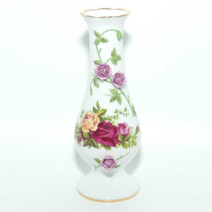 Royal Albert Bone China Old Country Roses floral encrusted bud vase | #2