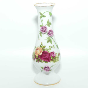 Royal Albert Bone China Old Country Roses floral encrusted bud vase | #2