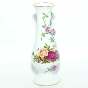 Royal Albert Bone China Old Country Roses floral encrusted bud vase | #3