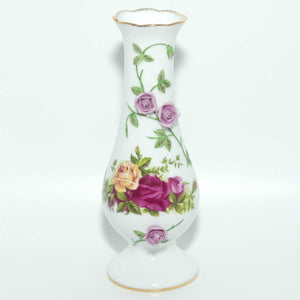 Royal Albert Bone China Old Country Roses floral encrusted bud vase | #3