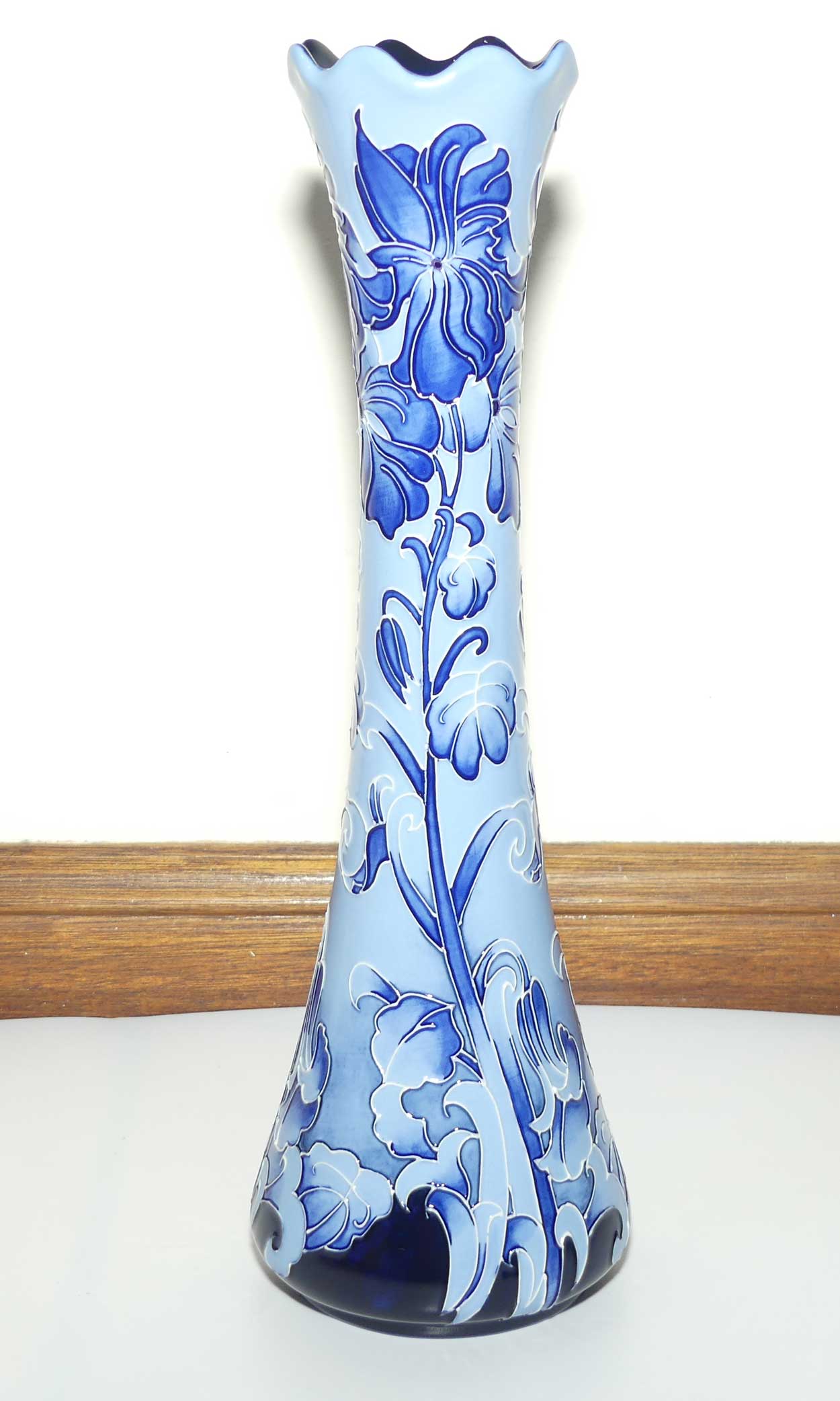 Moorcroft Florian Blue Pansy 366/12 vase | Num Ed | #21