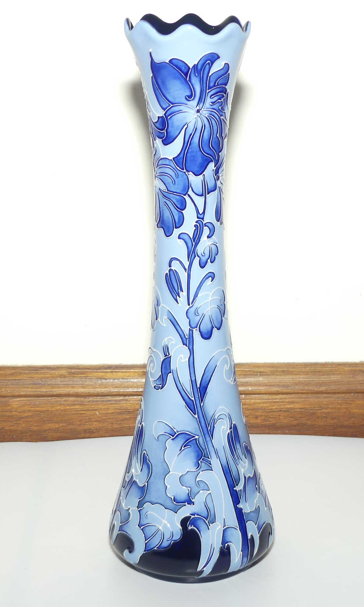Moorcroft Florian Blue Pansy 366/12 vase | Num Ed | #21