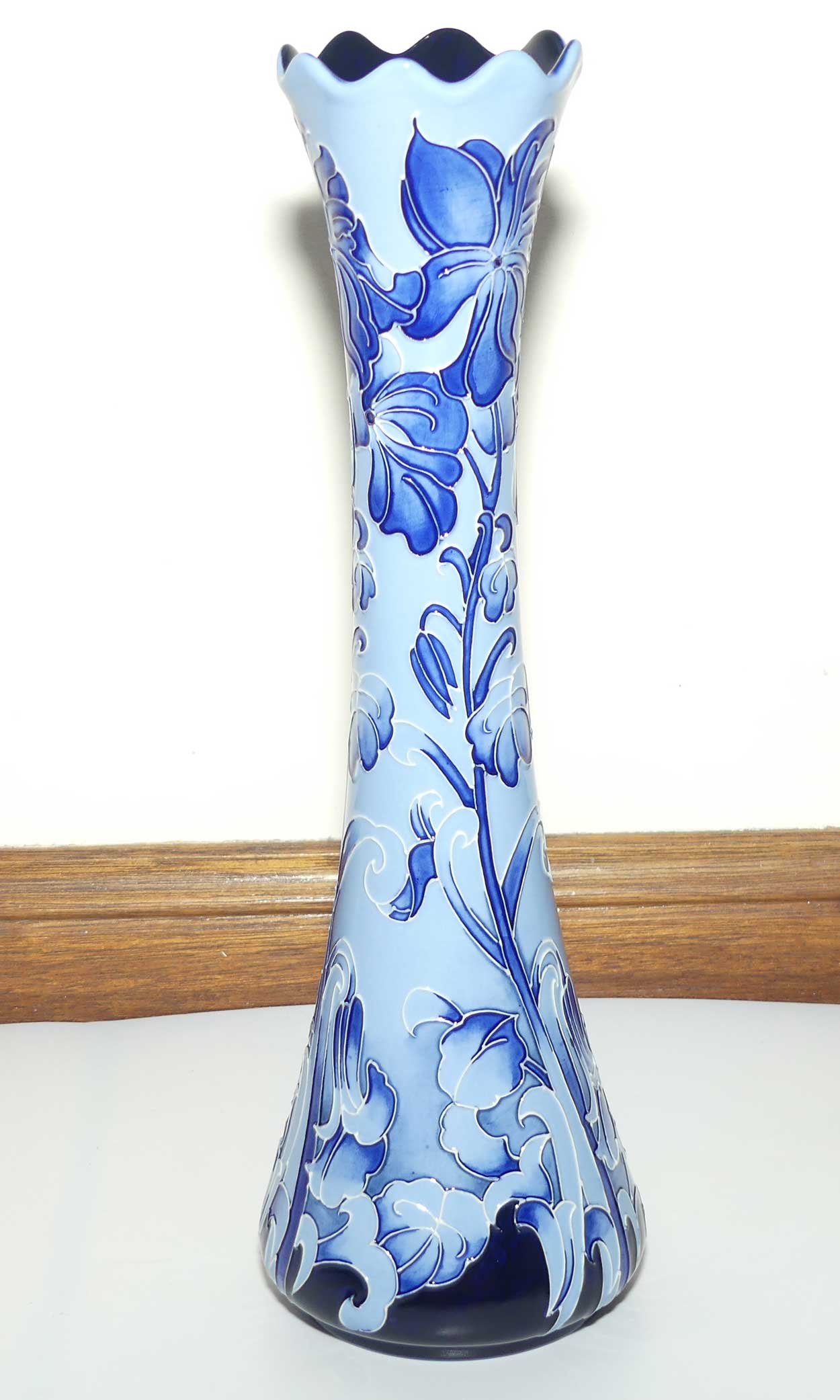 Moorcroft Florian Blue Pansy 366/12 vase | Num Ed | #21