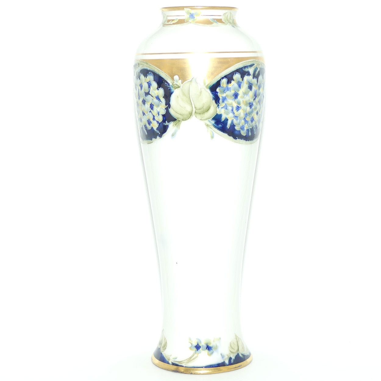James MacIntyre & Co William Moorcroft Florian Lilac tall vase