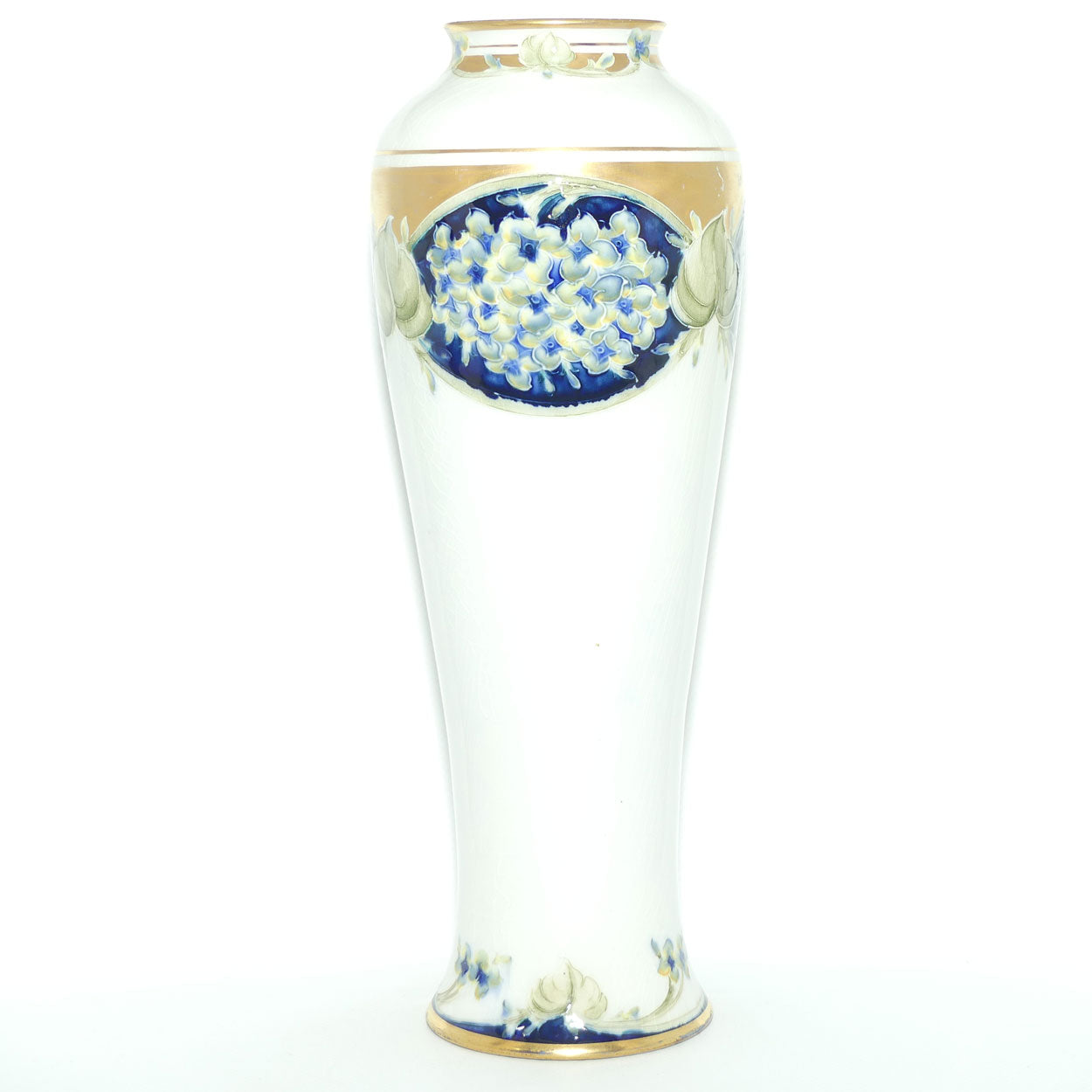 James MacIntyre & Co William Moorcroft Florian Lilac tall vase