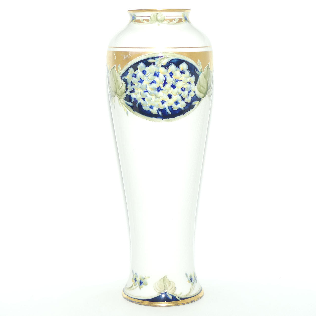James MacIntyre & Co William Moorcroft Florian Lilac tall vase