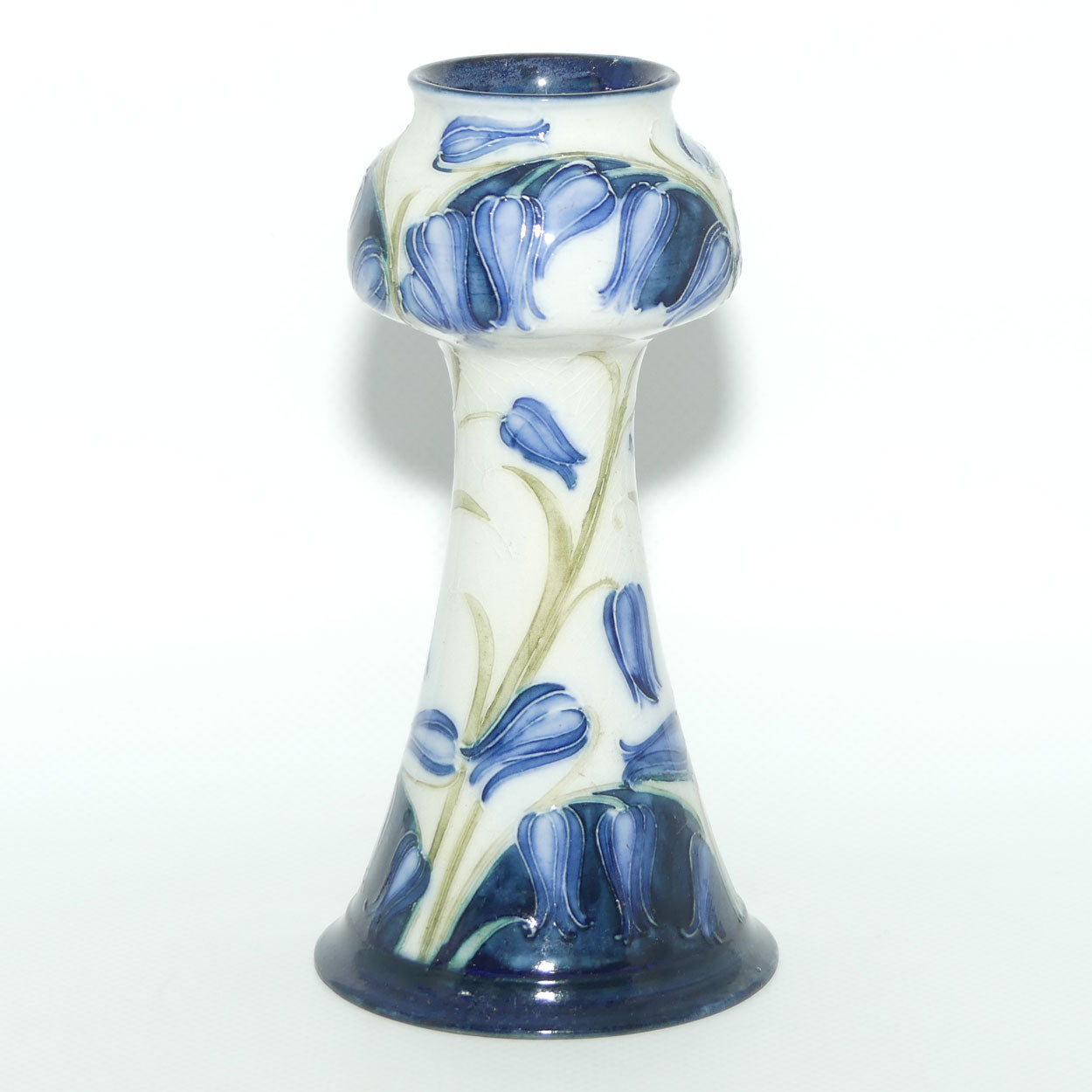 James MacIntyre & Co William Moorcroft Florian Tulip on White Ground vase | Made for Stonier & Co Liverpool