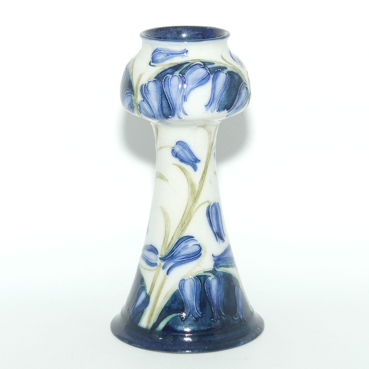 James MacIntyre & Co William Moorcroft Florian Tulip on White Ground vase | Made for Stonier & Co Liverpool
