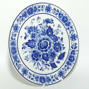 Kroon Delft Handwerk Holland Blue and White Floral plate | 19cm