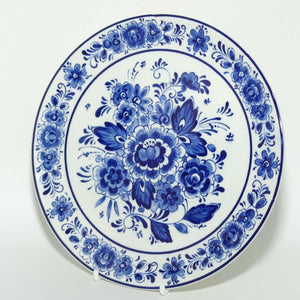 Kroon Delft Handwerk Holland Blue and White Floral plate | 19cm