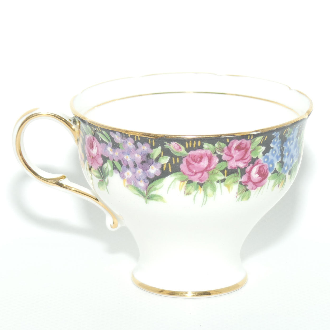 Paragon demi tasse duo | Old English Garden pattern