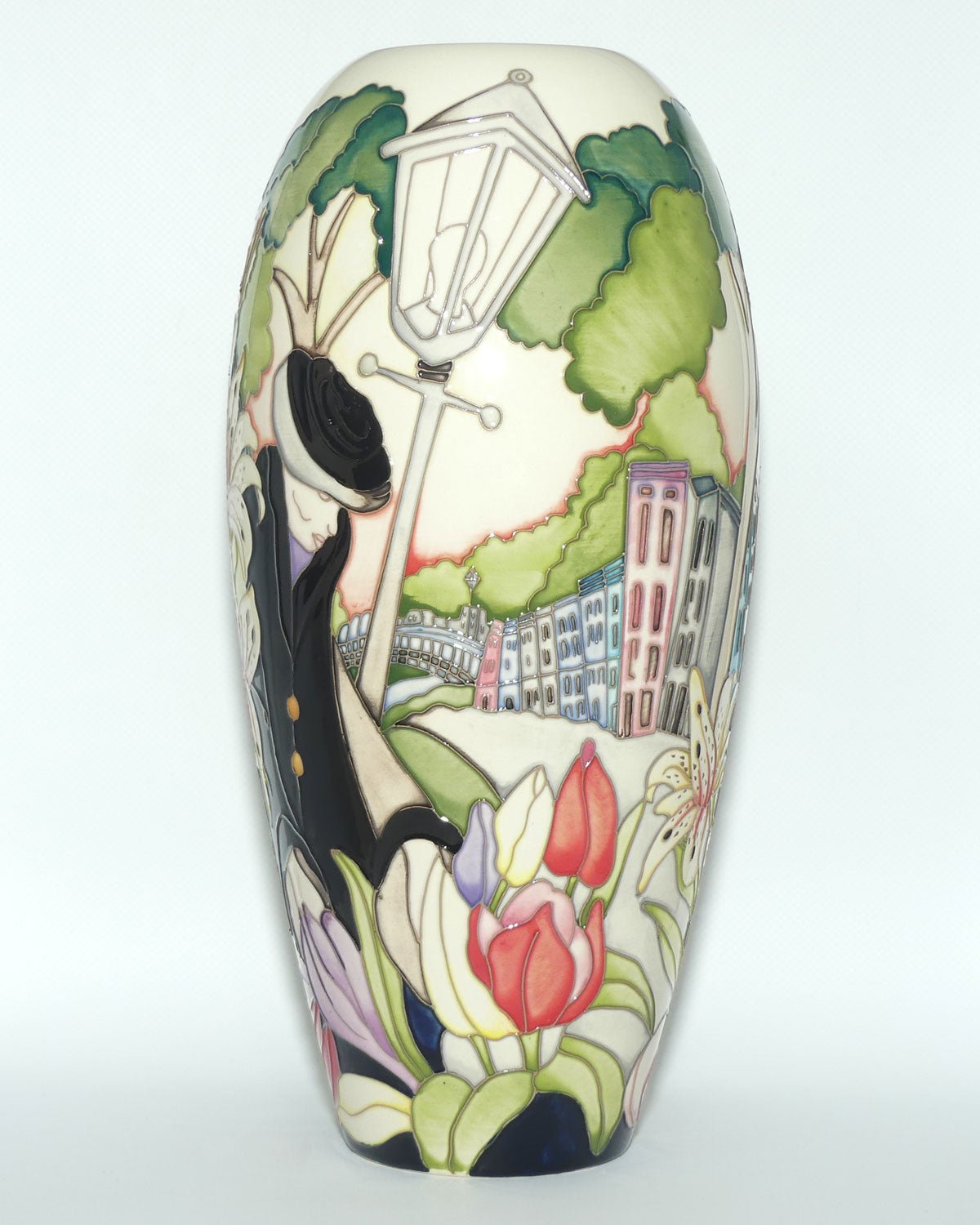 Moorcroft The Flower Seller vase | Shape 101/12 | LE 18/25