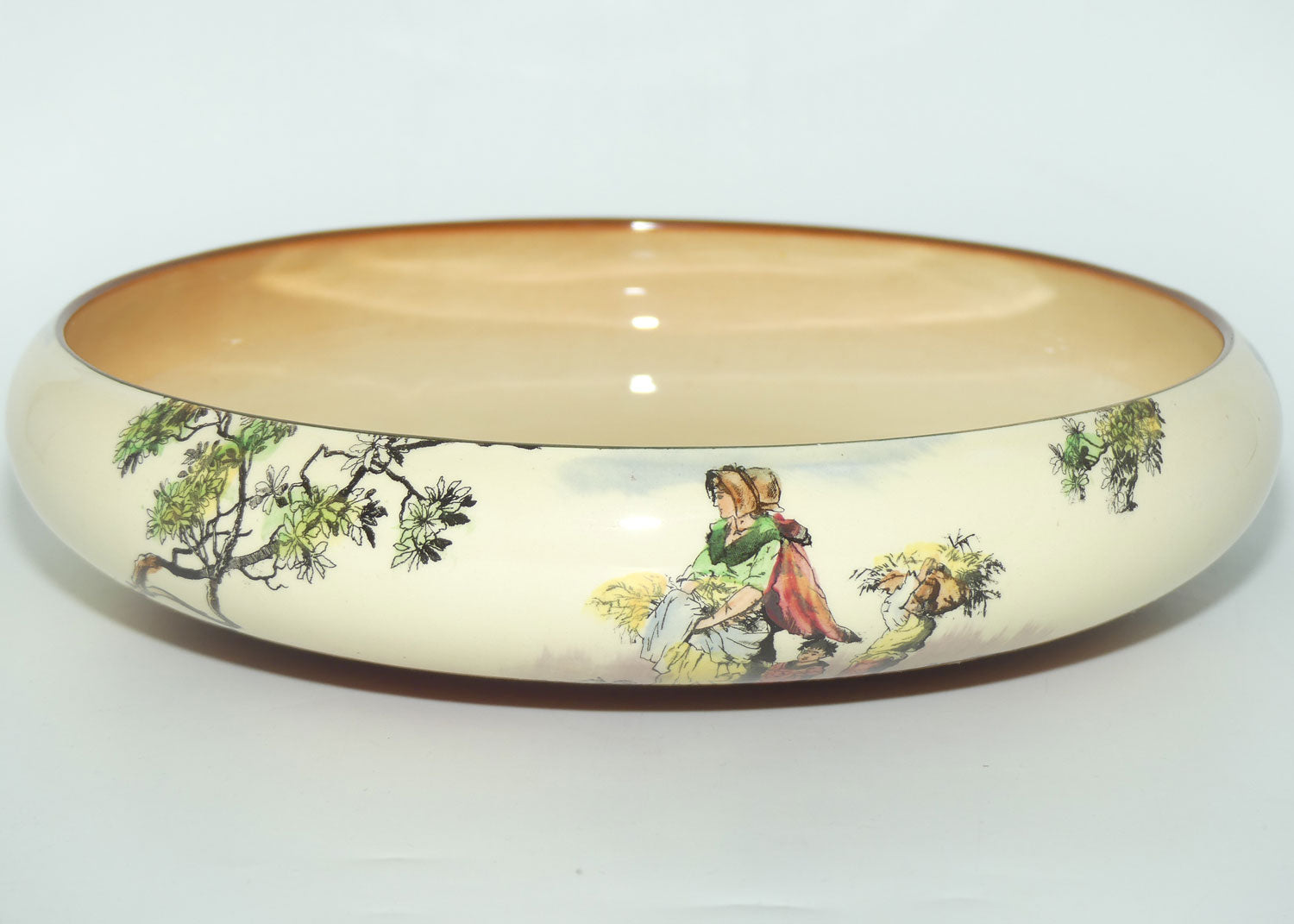 Royal Doulton Gleaners and Gypsies floating flower bowl D4983