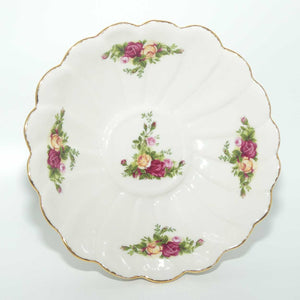 Royal Albert Bone China  Old Country Roses fluted edge compote | © 1962 Royal Albert Ltd backstamp | Asian