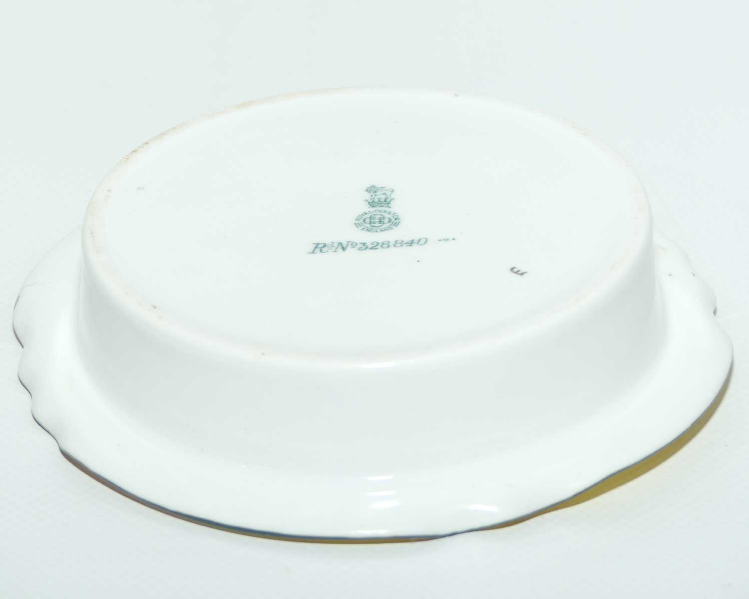 Royal Doulton Welsh fluted rim jam dish | Bone China body