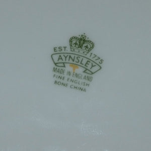 Aynsley Fruit Orchard Gold fluted shape plate D Jones