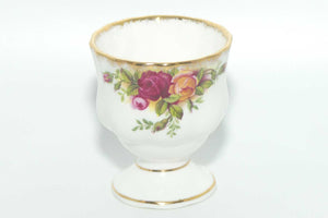 Royal Albert Bone China Old Country Roses footed egg cup | early backstamp