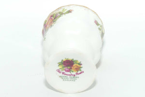 Royal Albert Bone China Old Country Roses footed egg cup | early backstamp