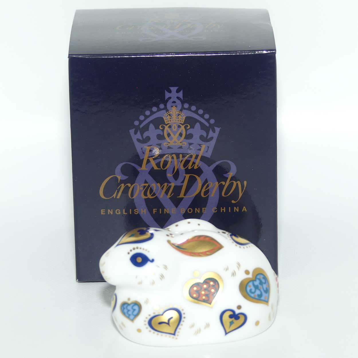 Royal Crown Derby paperweight | For You Rabbit | boxed