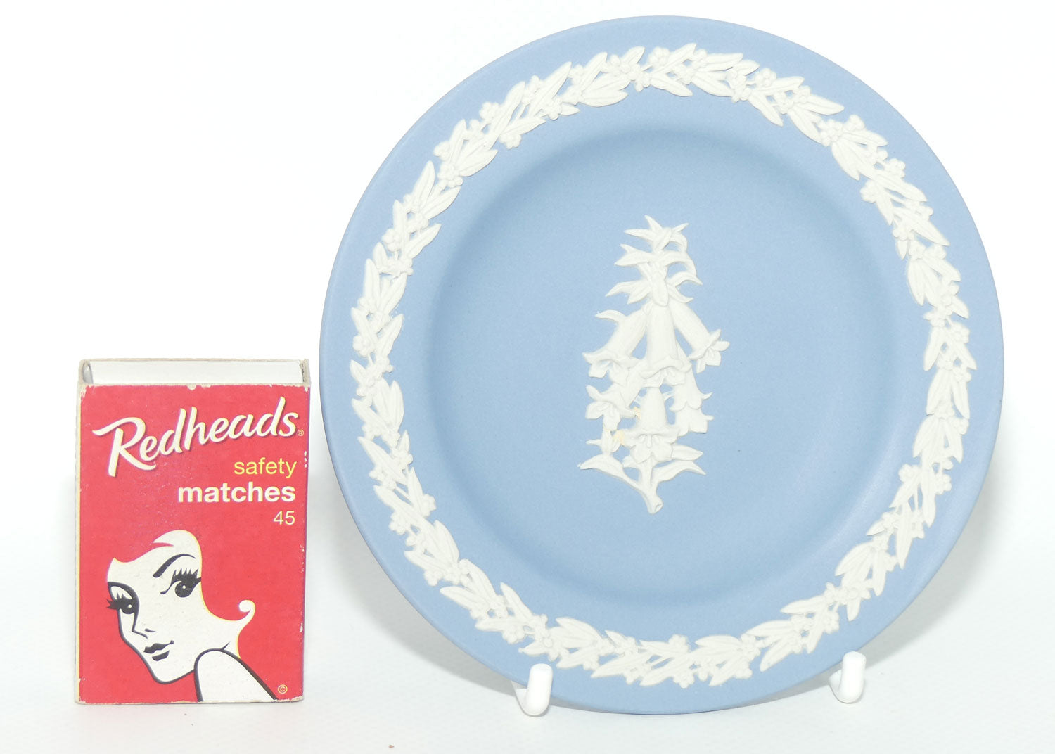 Wedgwood Jasper | Australian |  Foxglove  | Miniature Plate | boxed