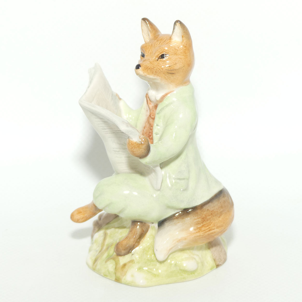 Royal Albert Beatrix Potter Foxy Reading Country News | BP6a | boxed | #2