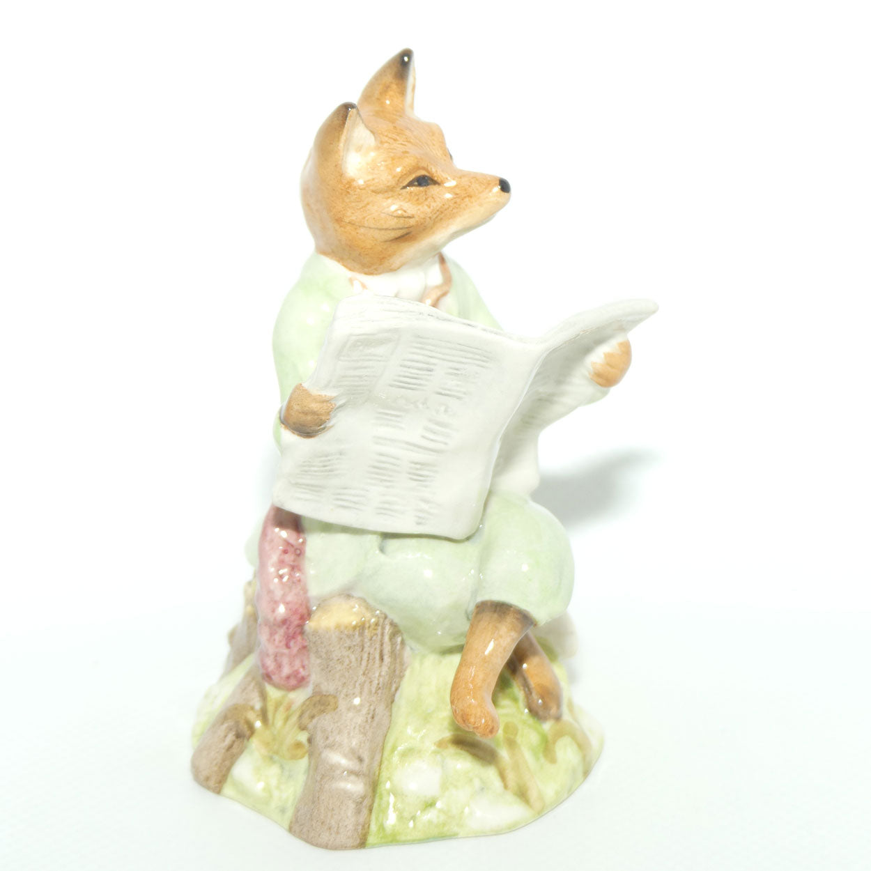 Royal Albert Beatrix Potter Foxy Reading Country News | BP6a | boxed | #2