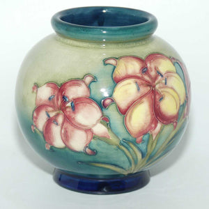 Walter Moorcroft Freesia ball vase