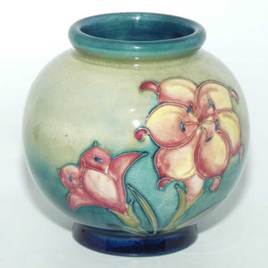 Walter Moorcroft Freesia ball vase