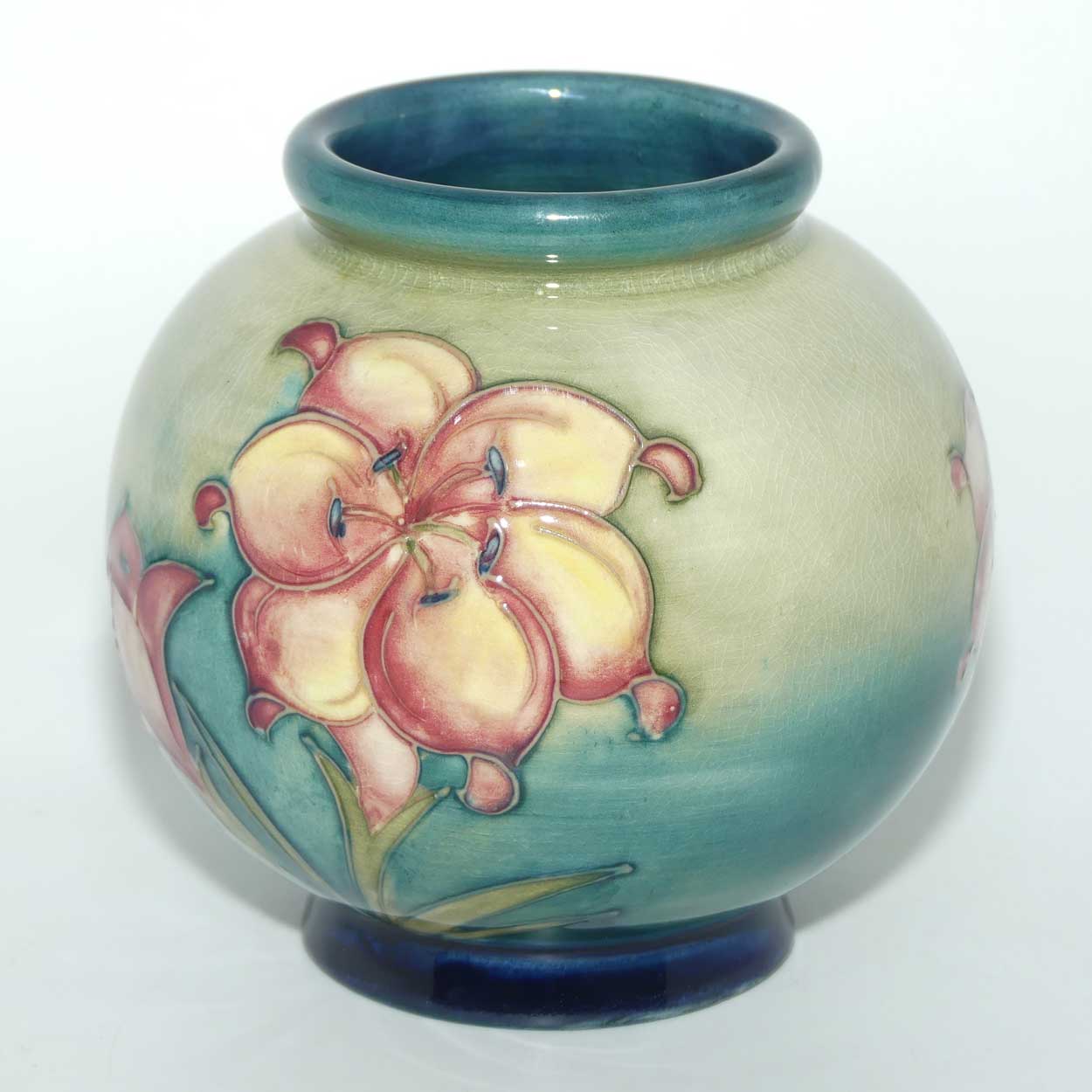 Walter Moorcroft Freesia ball vase