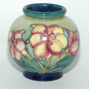 Walter Moorcroft Freesia ball vase