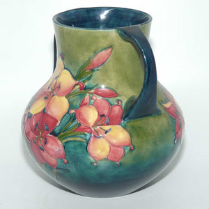 Walter Moorcroft Freesia (Green) 5/8 handled vase