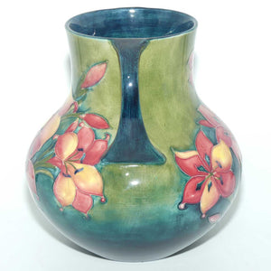 Walter Moorcroft Freesia (Green) 5/8 handled vase