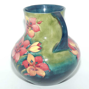 Walter Moorcroft Freesia (Green) 5/8 handled vase