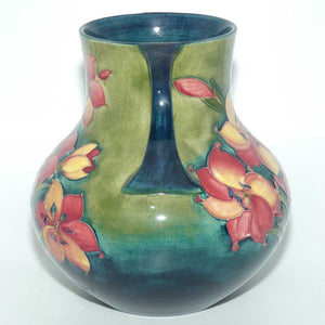 Walter Moorcroft Freesia (Green) 5/8 handled vase