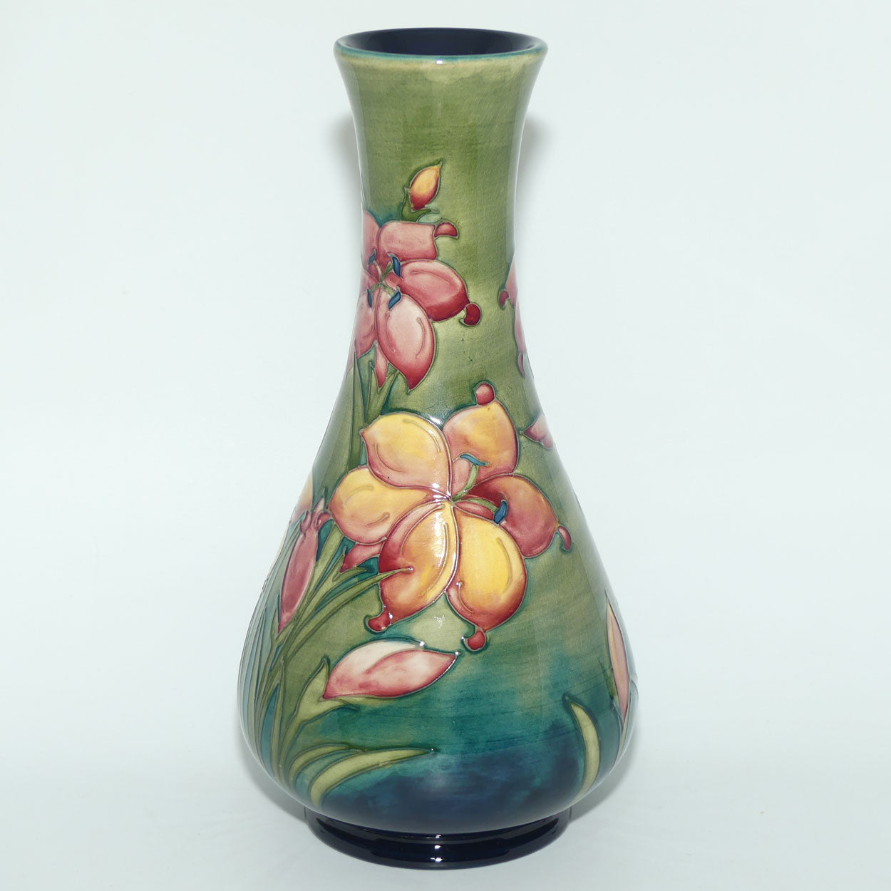 Walter Moorcroft Freesia  (Green) large vase