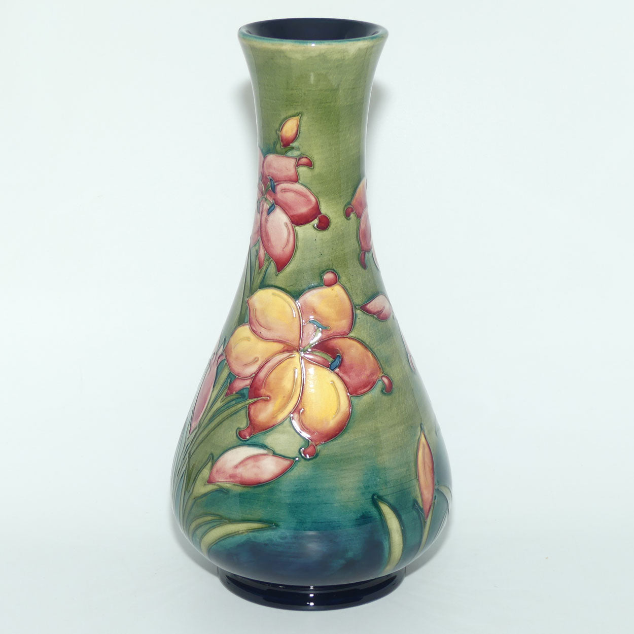 Walter Moorcroft Freesia  (Green) large vase