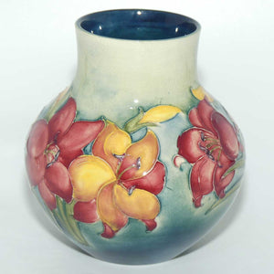 Walter Moorcroft Freesia (Pale Wash) squat vase