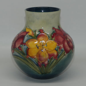 Walter Moorcroft Freesia (Pale Wash) squat vase
