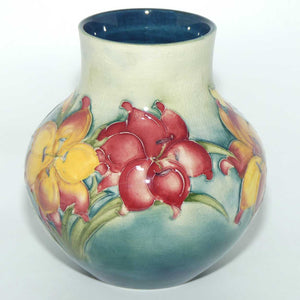 Walter Moorcroft Freesia (Pale Wash) squat vase