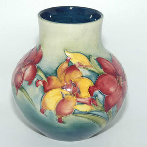 Walter Moorcroft Freesia (Pale Wash) squat vase