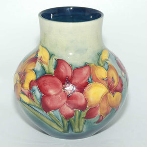 Walter Moorcroft Freesia (Pale Wash) squat vase