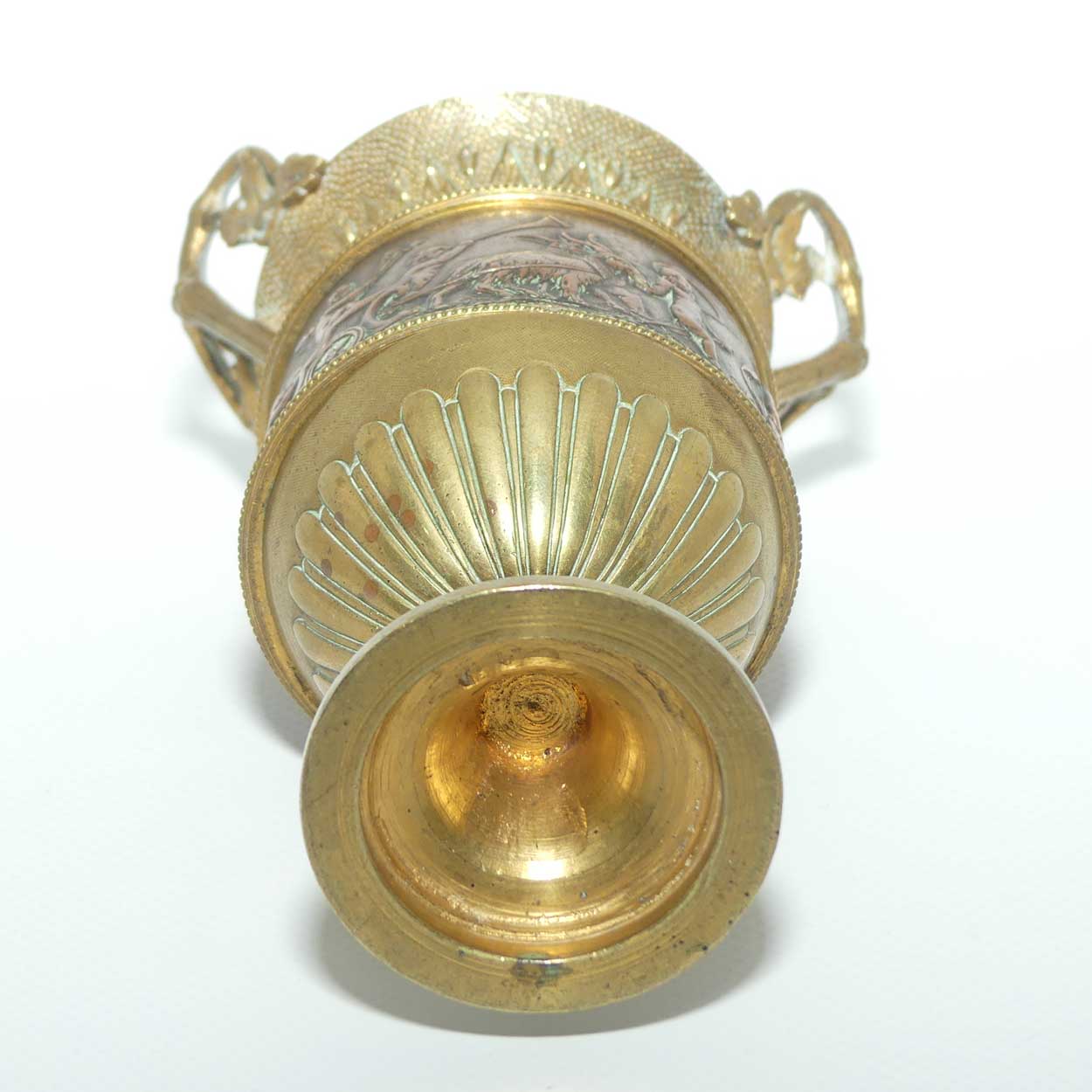 Antique French Bronze and finely Cast Brass cabinet vase