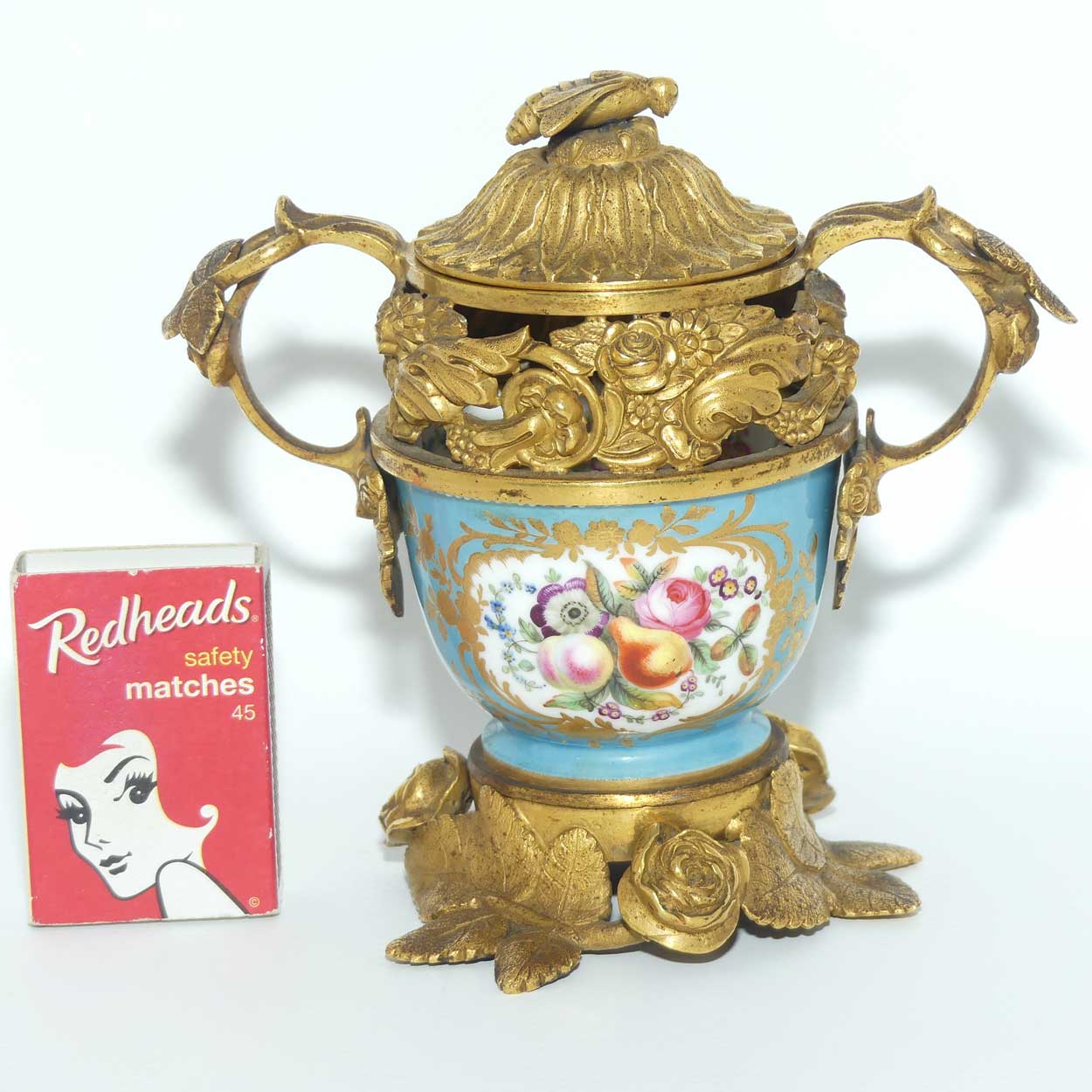19th Century Ormolu Mounted French Sevres Style potpourri