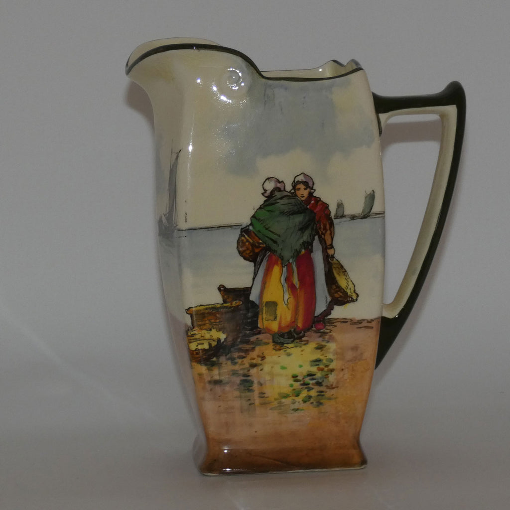 Royal Doulton Fisherfolk A - Brittany large Friar shape jug