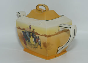 Royal Doulton Coaching Days Friar shape tea pot D2716