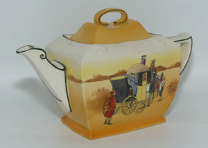 Royal Doulton Coaching Days Friar shape tea pot D2716