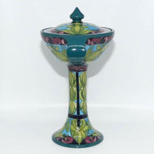 Moorcroft Pottery Bonbonierre | Frog March 28/10 | Ltd Ed