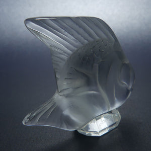 Lalique Crystal France Frosted miniature Angel Fish | Poisson