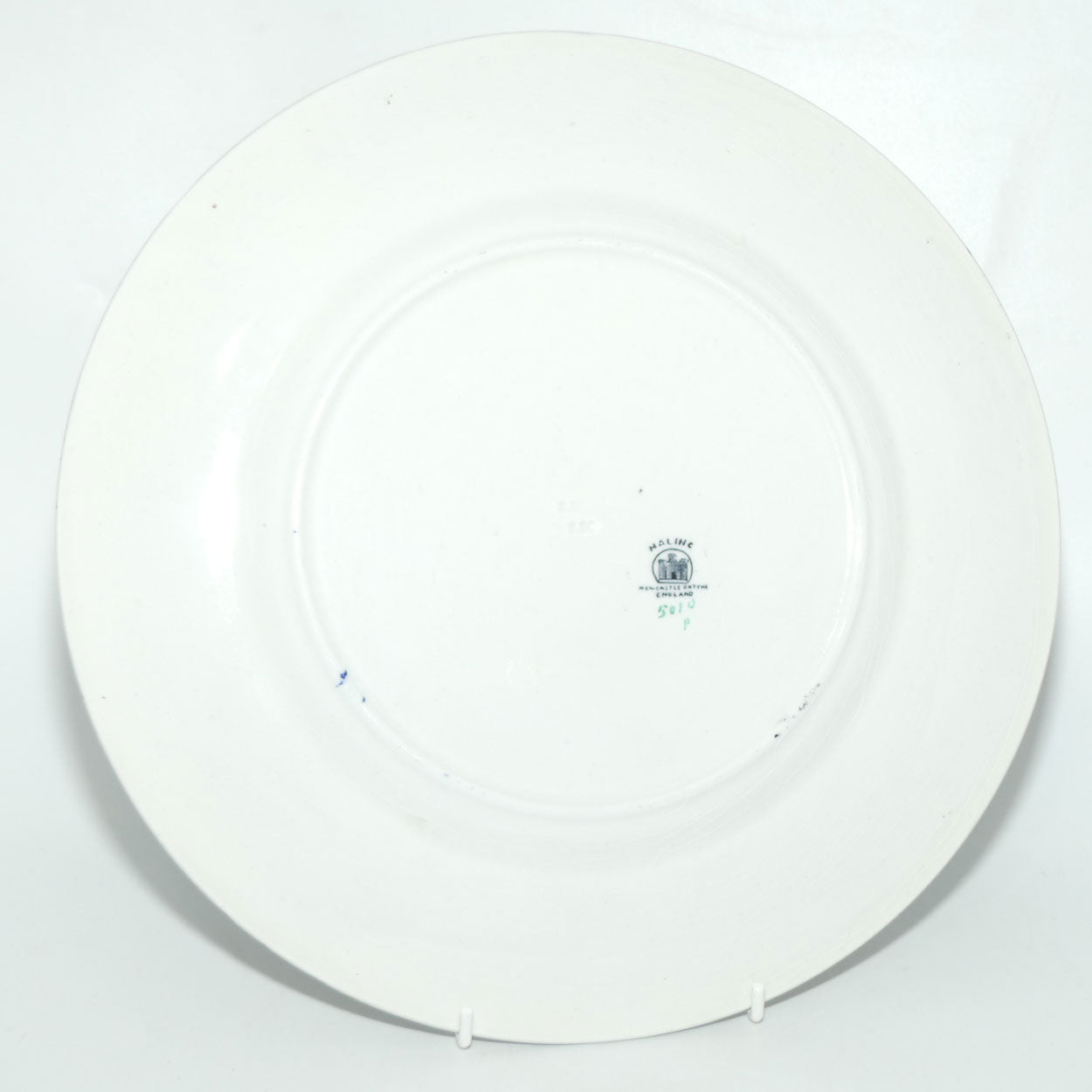 Maling plate Art Deco hand enamelled Garland of Fruit plate 5010